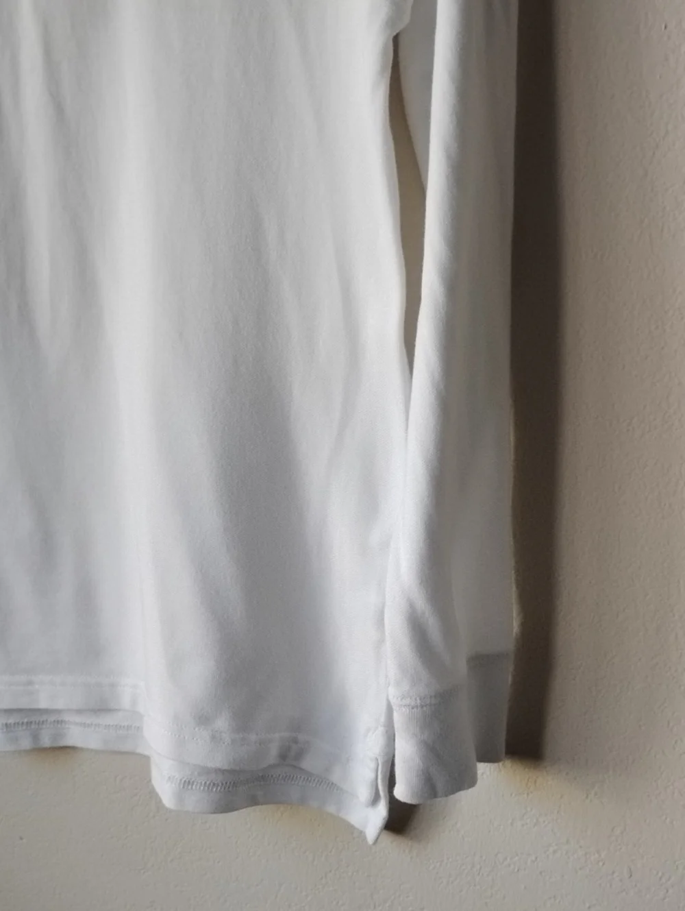 🌺💙 The Children's Place Size XL Long Sleeve Pique Polo White